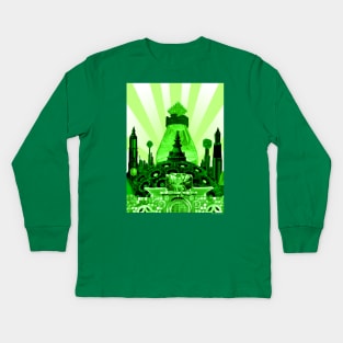 Behold, the Emerald City! Kids Long Sleeve T-Shirt